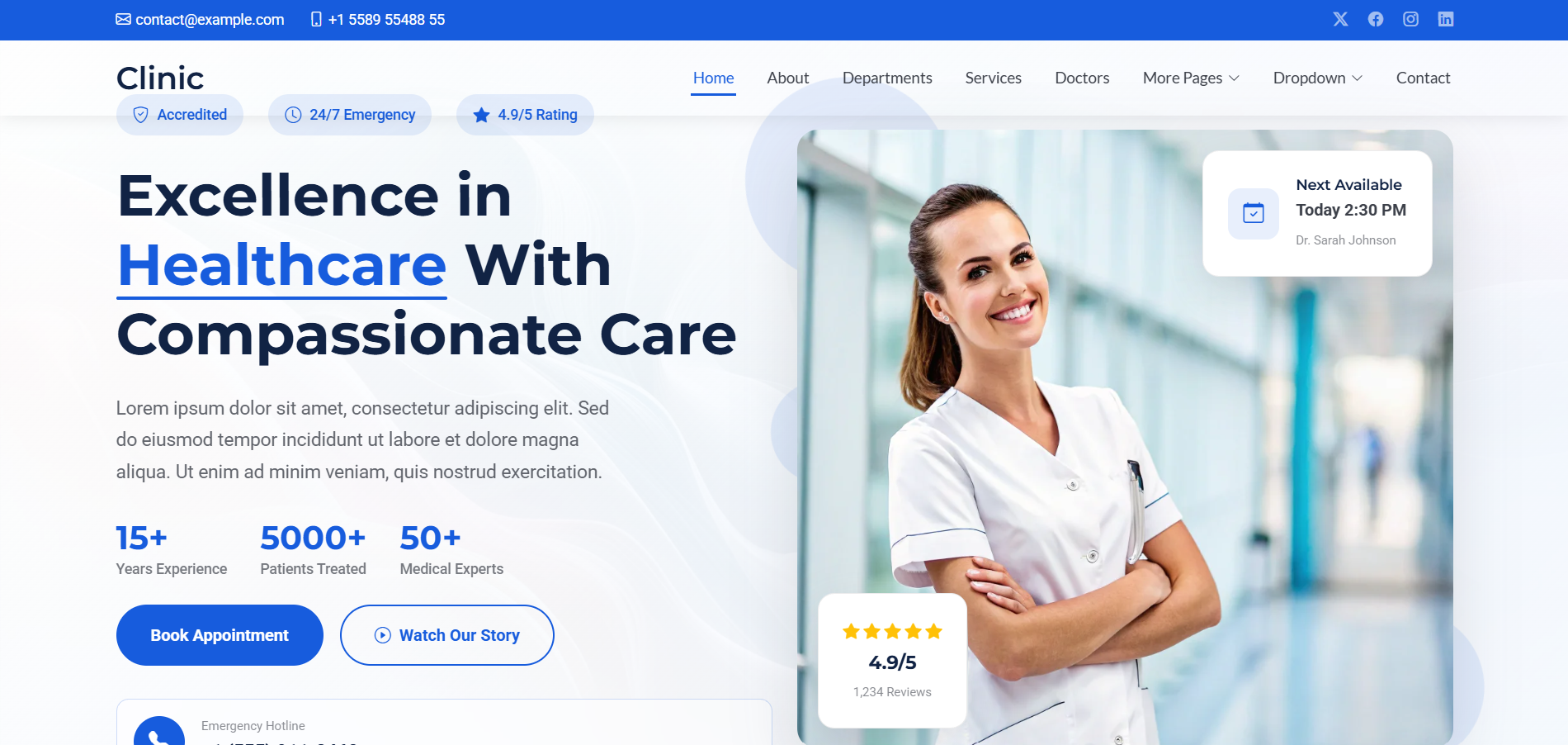 Medical Hospital project preview